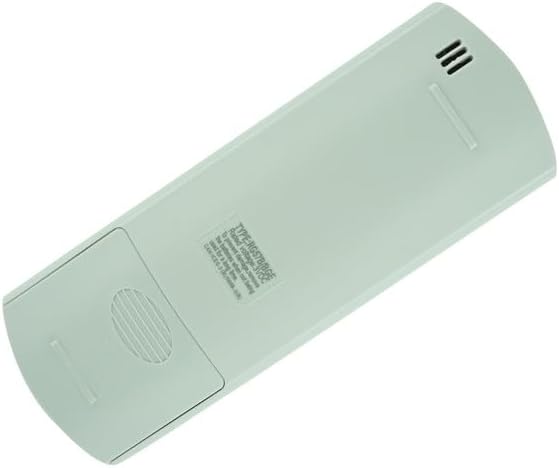 Posteriore view of the remote control with the battery cover in place.