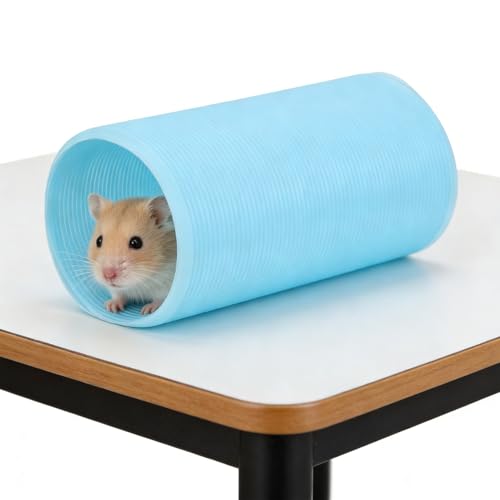 Huairdum Haustier- Kunststofftunnel, Hamster- Versteck, Röhre, Atmungsaktiv, für Kleine Haustiere, für Meerschweinchen, Chinchillas, Zuckergleiter-4