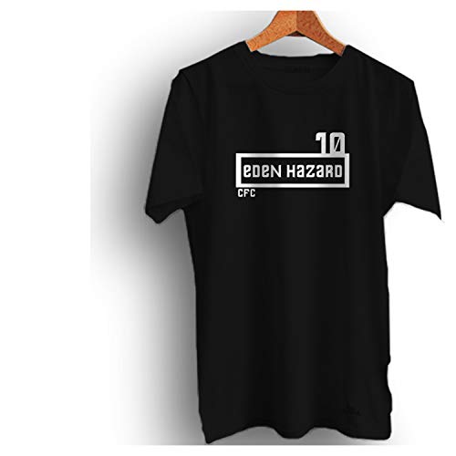 Tee Mafia Unisex Designer | Eden Hazard T-Shirt | Belgian T-Shirt | Chelsea T-Shirt | Football t-Shirt | Real Madrid T- Shirt | Game T-Shirt| Footballer T-Shirt | Sport t-Shirt. Black