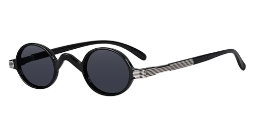 Eyekepper Small Oval Reading Sunglasses +1.50 Grey Frame