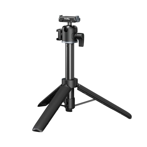 Image of SmallRig Action Camera Selfie Stick Tripod, 7.8-21.6in Extendable, 360 Ball Head, Cold Shoe Mount, Quick Release Adapter for DJI Action 5 Pro /4, 1 /4-20 inch Screw for Hero 13 /12 /11, Webcam - 5435