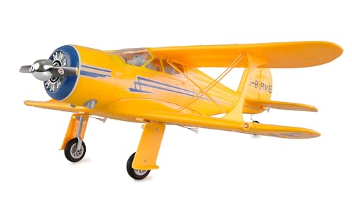 Avión teledirigido estable Amewi AMXFlight Beech D17s RTF amarillo que evita caídas inesperadas