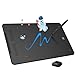 XP-PEN DECO01V2 Grafik-Tablet, Zeichnen, 10 x 6 Zoll, passiver Eingabestift, 8192 Stufen, Neigung und 8 Shortcuts, kompatibel mit Windows/Mac OS/ChromeBook/Android