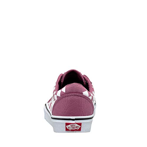 Vans Vans Women's Low-Top Trainers Sneaker, Multicolour Checkerboard Heather Rose White Xwm, 6.5