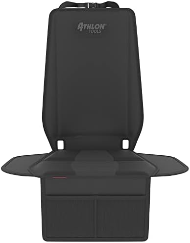 ATHLON TOOLS 2 Tappetini Proteggi Sedile Per Auto Con Protezione Laterale – Imbottiti, Antiscivolo, Compatibili Isofix – Adatti Per Seggiolini E Alzanti – Design Pratico E Brevettato