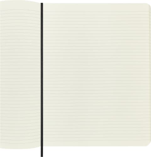 Moleskine Classic Notebook, Soft Cover, Xxl (8.5" X 11") Ruled/Lined, Black, 192 Pages #TOP4