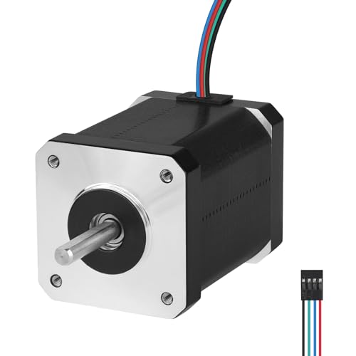 Nema 17 moteur pas à pas 1.8° couple 0.84 Nm bipolaire 4 fils 2.3A
