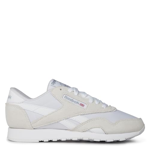Reebok Men Classic Nylon Sneaker, FTWR White/FTWR White/FTWR White, 10