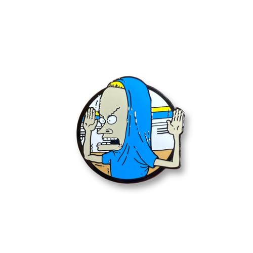 Beavis and Butthead Pin Beavis enamel pin Comedy Pin Beavis and Butt-Head Figure Pin Beavis and Butt-Head keychain Beavis and Butthead merch comedy gitfs cartoon enamel pins (HANDSUP)