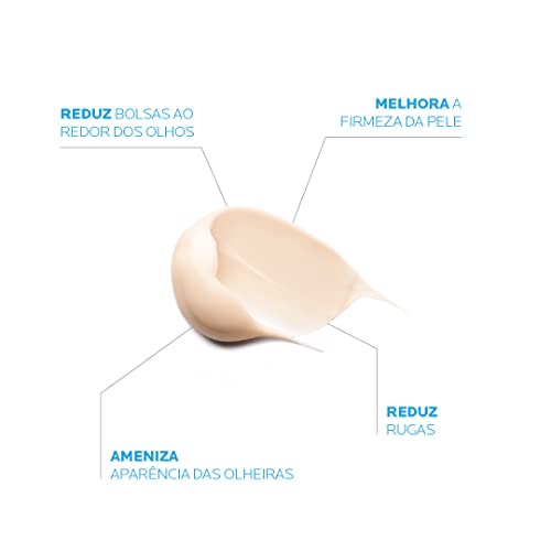 La Roche-Posay Hyalu B5 Olhos Creme, Cuidado Reparador, Preenchedor, Antirrugas, Ácido Hialurônico,