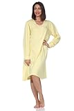 Élégance classique : chemise de nuit à manches longues au look classique et élégant, bordure en dentelle au niveau du col et couleurs élégantes ainsi que avec poignets sur les manches