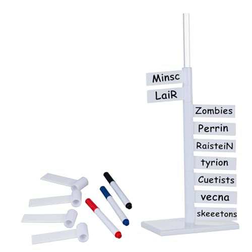 Kalami Initiative Tracker for DND, 12 Rotating Acrylic Flags Turn Tracker for D&D 5e, Pathfinder and Other Tabletop RPG, Perfect DM Gift