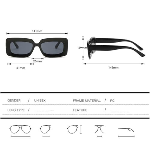 Lunettes de soleil rétro de qualité supérieure style vert et rose - 5