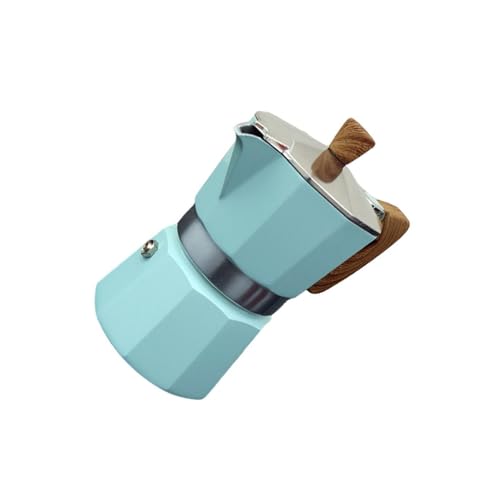 WNDUOKXH Cafetera moka de aluminio con capacidad para 6 tazas para reuniones familiares y garantiza un café delicioso y sabroso. Cafetera de aluminio con vertido. español.