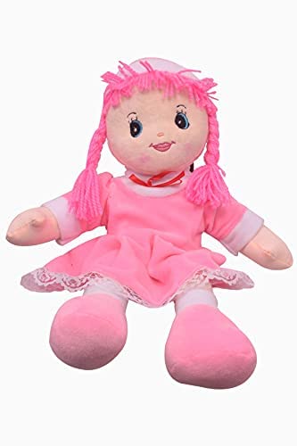 Image of Fun4you Soft Plush Doll Toy | Soft Doll Toy for Kids & Toddler | Home Decor | Color Pink | Pack of 1(Size 45 Cm)