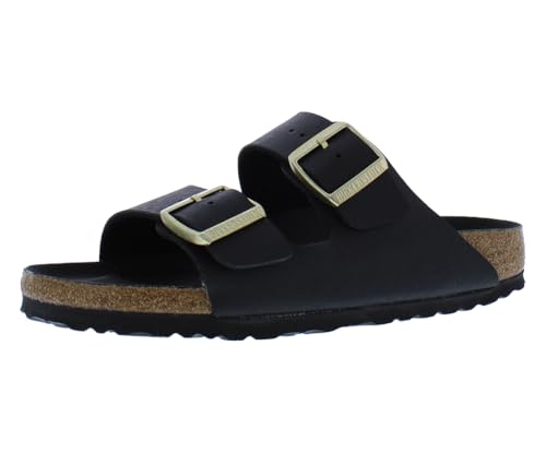 Image of Birkenstock Arizona Unisex Shoes Size 4, Color: Saffiano Black