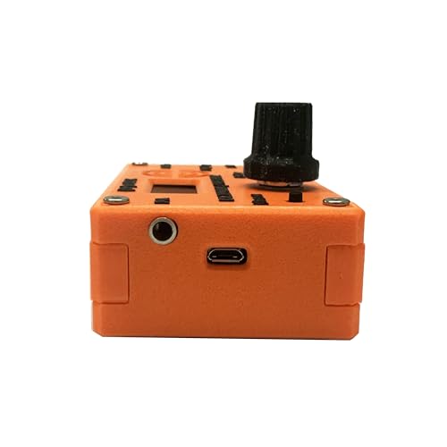 Transceptor tr usdx 5 bandas QRP multimodo con funda naranja 7