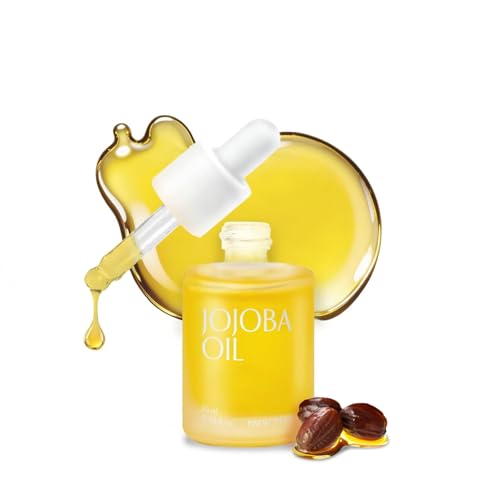 PINKWONDER USDA Organic Jojoba Oil | 100% Pure, Cold-Pressed Oil for Face & Facial Care, Gua Sha |...