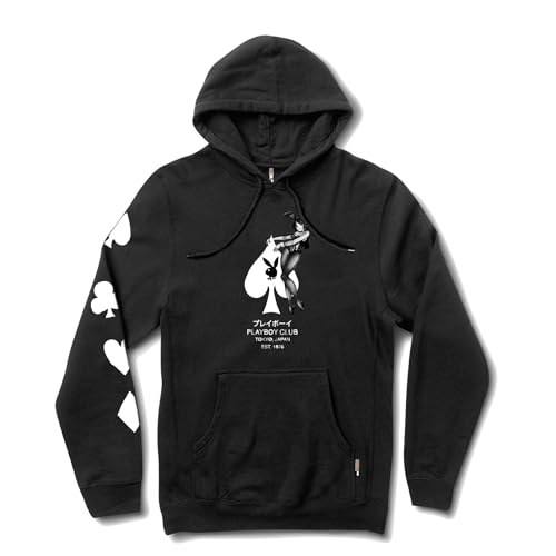Playboy Ace of Spades Hoodie Black/MEDIUM