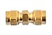 Price comparison product image Connect 31179 Brass Straight Coupling 1/4in 10pc