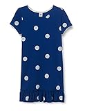 surf vesterhavet Vestido de manga corta de algodón y lino para niña