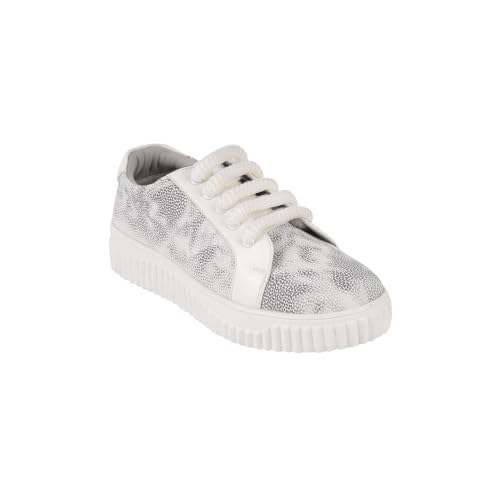 Image of Metro Women Synthetic Tie-Dye Lace-Up Casual Sneakers (31-643)