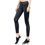 [MORGEN SKY] ヨガウェア レディース レギンス ロングパンツ 吸汗速乾 メッシュ付き トレーニングパンツ フィットネス ランニング スポーツタイツ ストレス解消 サウナ 発汗 YJ01 (S, ブラック)