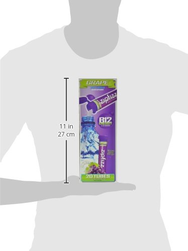 Zipfizz Energy Drink Mix, Electrolyte Hydration Powder With B12 And Multi Vitamin, Grape (20 Pack) #TOP6