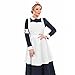 fun shack Florence Nightingale Costume Women, Civil War Nurse Costume Women, Nurse Apron Costume, Vintage Nurse Uniform, Small