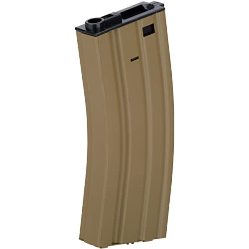 Lancer Tactical Gen 2 High Cpacity 300 Round AEG Airsoft Training Steel Metal Magazine (10, Tan)