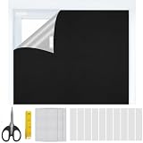 Store Occultant sans Perçage pour Velux, 150x100cm Rideau Occultant sans Percage, Tissu Occultant Ombrage Store Thermique, Store Occultant pour Fenêtre de Toit pour Voyage Famille