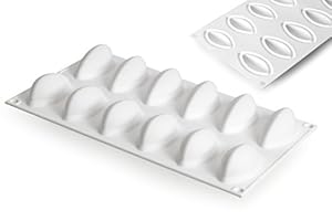 Silikomart Quenelle Silikon Motivbackform