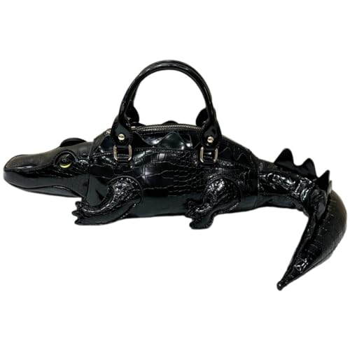 HiyyFloy Sacs À Bandoulière en Cuir PU pour Femmes, Sacs À Bandoulière Créatifs en Forme De, Sacs À Main Fantaisie Animal 3D