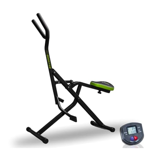 GYMFORM Máquina de musculación AB Booster Plus, Equipo de Entrenamiento Completo, Fitness en casa, Ejercicio aeróbico Multifuncional y Tonificación (AB Booster más Computadora)
