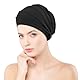 HAGOT Turban Chemo Krebs, Muslimisches Chemotherapie-Kappe Kopftuch, Frauen Chemo Hüte, Chemotherapie Krebs Hut, Plissee Mütze