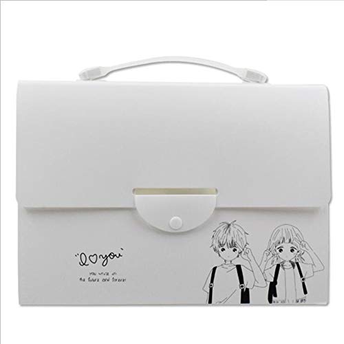 Sac de stockage portable LIBINFAN avec boucle de sécurité et pince à papier intégrée