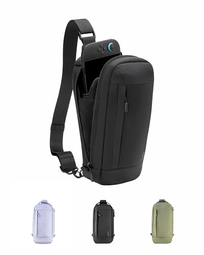 Belkin Nintendo Switch 2 Carrying Case, Sling Crossbody Travel Bag, Fits Up to 2 Pro Controllers with 10 Game Cartridge Slots, Soft Interior & Lightweight Protective Gaming Pouch, Switch 2 Accessories