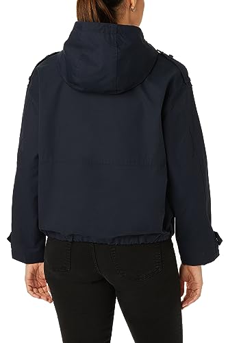 Image of Vince Camuto Women's Blue Cotton Anorak