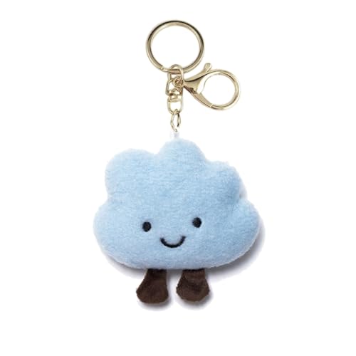Stylish Keychain Soft Cloud Pendant Keyring Accessory for Bags Backpacks Phone