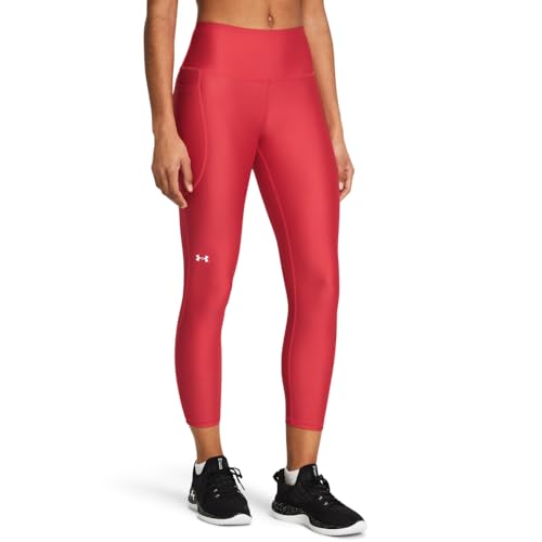 Image of Under Armour Women's HeatGear Armour High Waisted Ankle No-Slip Leggings
