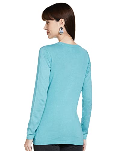 Image of Max Viscose Women's Textured Knit Light V-Neck Sweater