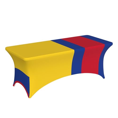 Nappe de table extensible Colombie de 1,8 m lavable pour table de buffet banquet et mariage - 4