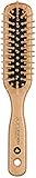 Naturhaarbürste mit Ahornholz-Borsten und – Bürstenkörper; verringert die elektrische Aufladung des Haars