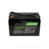 Photo Gallery dbtxwd batteria lifepo4 da 12 v 100 ah, batteria lifepo4 a ciclo profondo da oltre 3000 cicli, bms integrato da 50 a, batteria al litio ricaricabile da 12,8 v per campeggio all aperto Photo Gallery dbtxwd batteria lifepo4 da 12 v 100 ah, batteria lifepo4 a ciclo profondo da oltre 3000 cicli, bms integrato da 50 a, batteria al litio ricaricabile da 12,8 v per campeggio all aperto