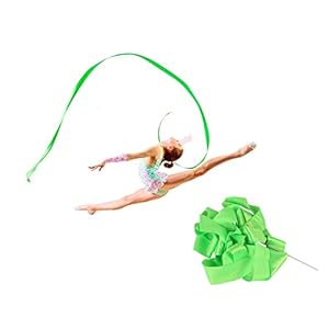 12 stuks 4 M Danslinten Streamers Ritmische Gymnastiek Lint Artistiek Dansen, Baton Twirling (Size : 12 Pieces 4 M)