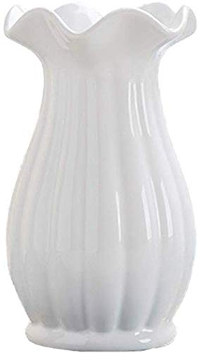 Vase en porcelaine MU blanc pour sublimer vos fausses fleurs sans entretien