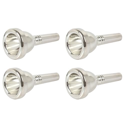 Bec de trombone alto 4X 12C d'argent pour la justesse du son