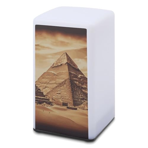 Lampe de bureau pyramide égyptienne vintage à intensité variable