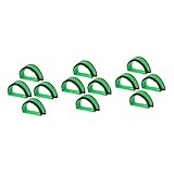 Milisten 6 Paare Rutsch Fahrrad Pedalriemen Strapazierfähigem Verstellbare Zehenclips für...