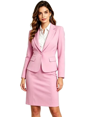 Ensemble de 2 jupes pour femme de style décontracté et coupe crayon chic - 2